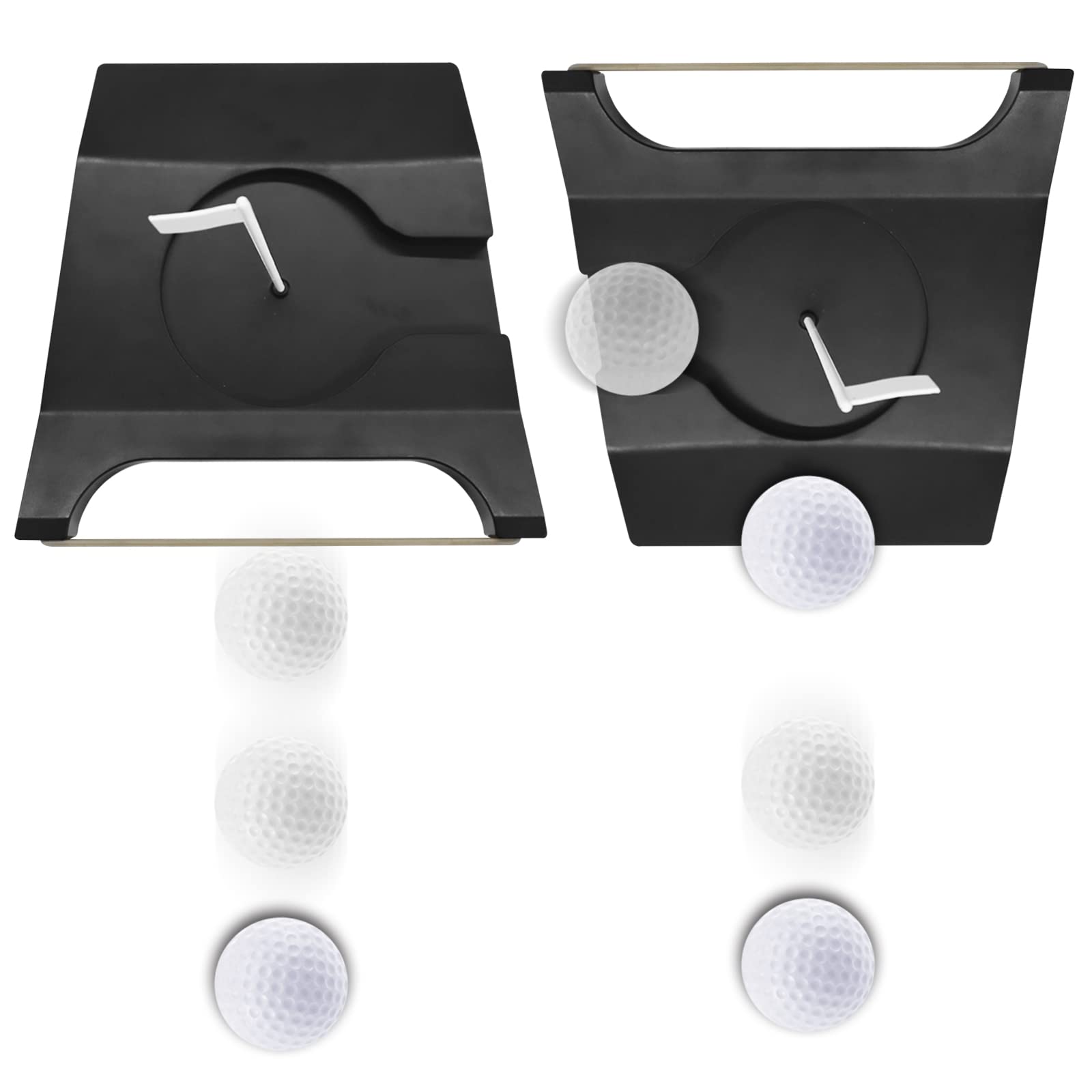 Golf Putting Return Machine, Automatic Putting Cup Return Machine Device Outdoor Indoor Office Garden Golf Ball Practice Aids Tool (1 Pack)