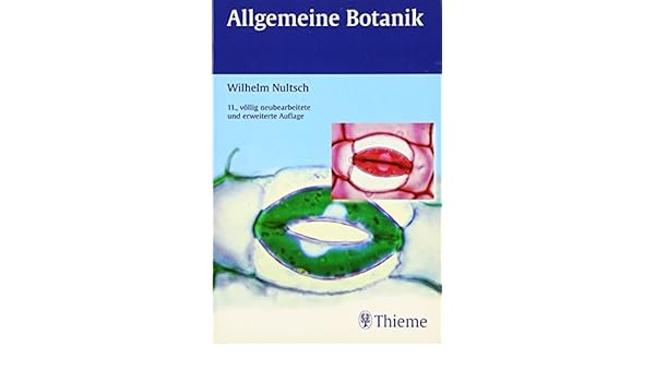 nultsch allgemeine botanik nultsch allgemeine botanik