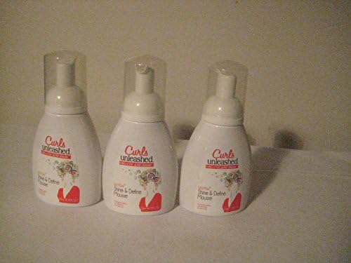 Curls Unleashed Shine &amp; Define Mousse 8 oz (3 Pack)