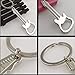 Beer Bottle Guitar Opener Keychain Creative Kitchen Accessories Key Ring Openers