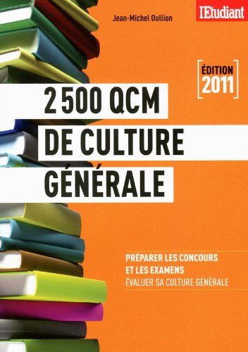 2500 QCM de culture générale