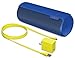 Ultimate Ears UE MEGABOOM Wireless Bluetooth Speaker, Electric Blue (Renewed)
