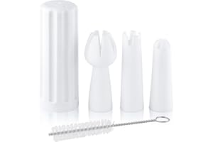 4 Pcs Cream Whipper Replacement Parts Kit,Whip Cream Dispenser Head,Whipped Nozzle,Whipped Cream Dispenser Replacement Parts,