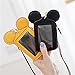 COCO LEE Chic Yellow Cute Travel PU Leather Student ID Card Holder Lanyard Neck Pouch Bag With Coin Wallet Purse for School Students Women Kids Teens Girls