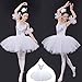 iiniim Women Adult Swan Lake Costumes Ballet Dress Leotard Tutu Dance Dress with Arm Band