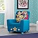 Delta Children DC Super Hero Girls High Back Upholstered Chair, MySize Double-Sided Storage Easel, 17.5 lb