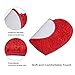 Area Rug Pad , Home Doormats,Bath Mat,Decor Mat,Bright Valentine Red Heart Love Shape , You Can Place this Carpet in Bathroom,Bedroom,Kitchen and Wedding ( 20'' x 24'' )