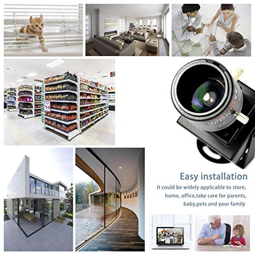 Vanxse CCTV 960H 1000TVL HD Mini Spy Security Camera 2.8-12mm Varifocal Lens Indoor Surveillance Camera - Thumbnail 6