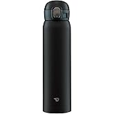 Zojirushi SM-WA60-BA Water Bottle, One-Touch Stainless Steel Mug, Seamless 0.60L Black