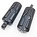 HTTMT MT216-051- BLACK Skull Foot Pegs Footrest Kit Compatible with Harley Dyna Glide Fat Bob Street Bob
