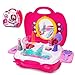 Ange-la Makeup for Girls – Pretend Play & Dress-up Make up Toy Kit Best Gift Set for Little Girls & Kids Include 21 Pieces Beauty Salon Toys W/ Make-up Box