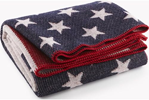 Faribault American Heritage Flag Wool Throw - Classic