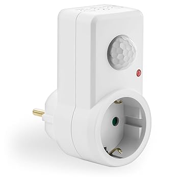 deleyCON 1x Infrarrojos Detector de Movimiento para Tomas de ...