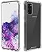 Temdan Designed for Samsung Galaxy S20 Plus Case Premium Clear Soft TPU + Hard PC Ultra-Thin Anti-Scratch Anti-Yellow Case for Samsung Galaxy S20 Plus 5G 6.7 inch 2020-Clear