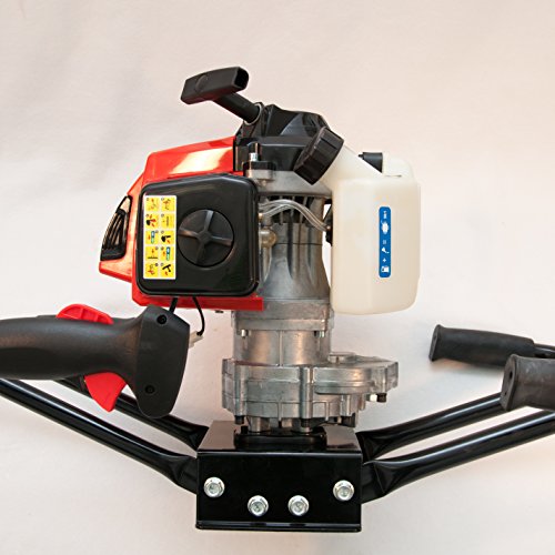 2 Man Hand Held Post Hole Digger / Earth Auger w/ 4" 6" 8" Bits, 63 cc 3 hp EPA