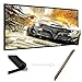 100 Inch Projector Screen Wrinkle Free Portable Indoor Outdoor Movie Screens 16:9 HD 4K with Hanging Hole Grommets Rolling High Color Reduction Home Theater Projection Cinema