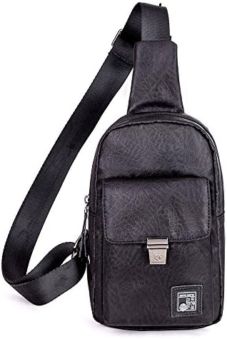 Alte Green Men's Crossbody Street Trends Small Bust Bag Arctic Hunter Shoulder Bag, 8 Inches,A