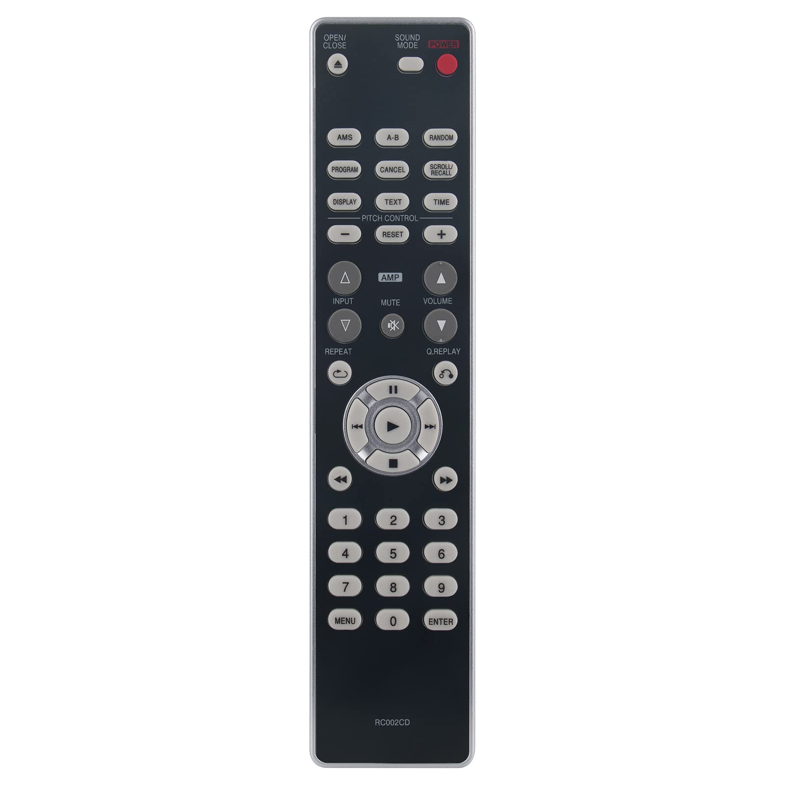 VINABTY RC002CD CD Player Remote Control Compatible with Marantz CD5004 CD5003 CD6002 CD6005 CD6006 CD Player