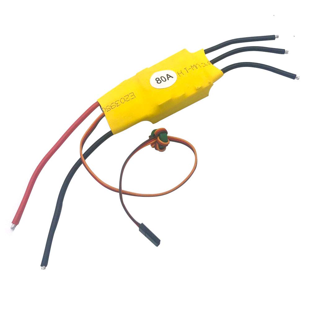 Nuofan 80A ESC 2S-6S Lipo Brushless ESC Speed Controller for RC FPV Airplane Helicopter Drone