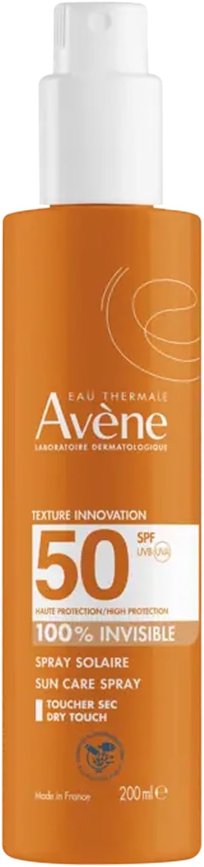 AVENE Sun Care SPF 50 Spray 200 ml High UVB/UVA Protection Dry Touch