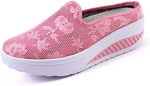SHAKE Women's Mesh Slip-On Casual Walking Wedges Shoes Breathable Work Out Sneakers for Women