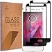 Mr.Shield [2-PACK] Designed For Motorola Moto Z2 Force Edition [Tempered Glass] [Full Cover] [Black] Screen Protector with Lifetime Replacement