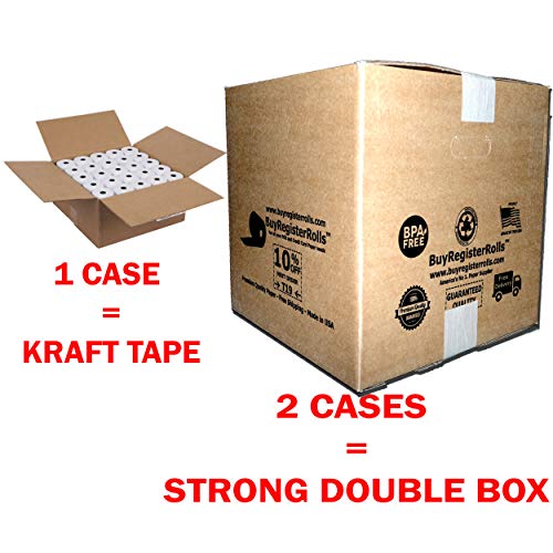 Thermal paper roll 3 1 8' x 230 POS-X XR500 thermal receipt printer (50 Rolls) BPA Free Made in USA From BuyRegisterRolls.
