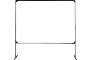 Jackson Safety Wilson Stur-D-Screen Frame (36336), 6 x 6 feet, Single Panel, T Legs, Black, for Welding Curtains, 1 / Order