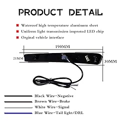 KENRTIR LED Brake Sequential Turn Signal Tail Light