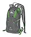 High Sierra Piranha Hydration Backpack, Charcoal/Kelly, 2-Liter