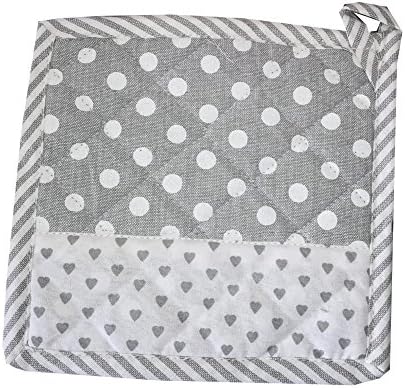 Sweet Look Cotton Pot Holders Pack of 2, Multicolor