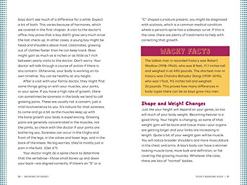 Growing Up Great!: The Ultimate Puberty Book for Boys