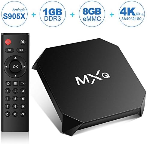NinkBox MXQ U2+ android 6.0 tv box Amlogic S905X Quad-Core 1/8G eMMC Kodi 16.1 Pre-installed Ultra HD 4K H.265 Hardware Video Decode 2.4G WIFI Streaming Media Player