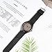 Men Wood Watch BOBO BIRD Vintage Analog Quartz Wooden Wrist Watches Casual Mens Watch with Cowhide Leather Strap Band Black Handmade