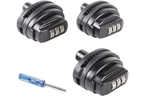 Stanz (TM) 3PCS 3 Digit Combination Gun Lock Fits Rifles Shotguns Pistols Handguns Trigger Lock Set Your Own Combination