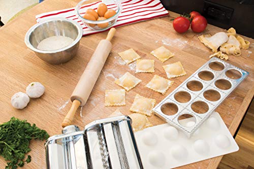 Fantes Jumbo Ravioli Maker, Makes 10-Jumbo Raviolis, 12.25 x 5-Inches, The Italian Market Original since 1906 - Thumbnail 5