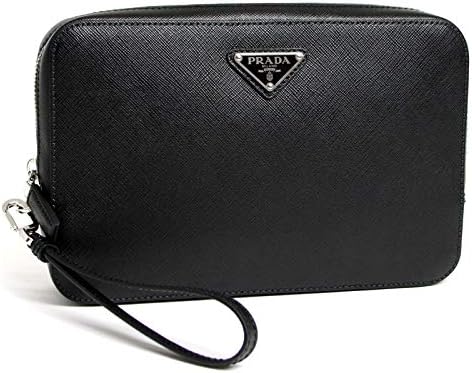 Amazon プラダ Prada Saffiano Travel サフィアーノ メンズ レザー セカンドバッグ クラッチバッグ 2vf017 9z2 F0002 V Ooo 並行輸入品 クラッチ セカンドバッグ
