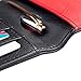 Travel Design all in one Travel Wallet - 2 Passport Holder Organizer - Gift box (Black/Red)