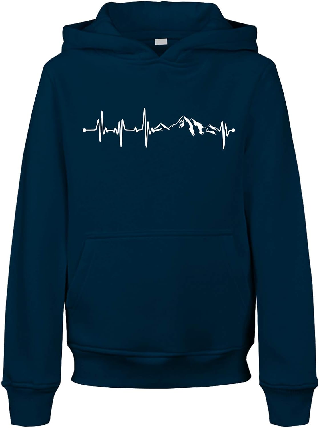 Mountainbike Hoodie Mit Herzschlag-Design - Leidenschaft Für Radsport