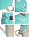 Leaper Floral Backpack College Bags Light Daypack Haversack Bag (Light Blue)