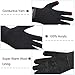 LETHMIK Mens&Womens Winter Touchscreen Gloves,Unisex Knit Gloves with 2 Texting Fingers for SmartPhones Black
