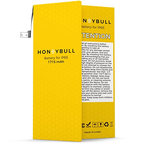 HoneyBull Replacement Battery iP6S [1715 mAh] Repair Kit Tools Included | New Backup Battery Kit Not for ip6 - Thumbnail 2
