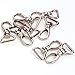Pack of 20 Cotowin 3/4-inch Silver Color 360 Degree Curved Lobster Clasps Swivel Trigger Clips Snap for Shoulder Bag Backpack Luggage Replacement