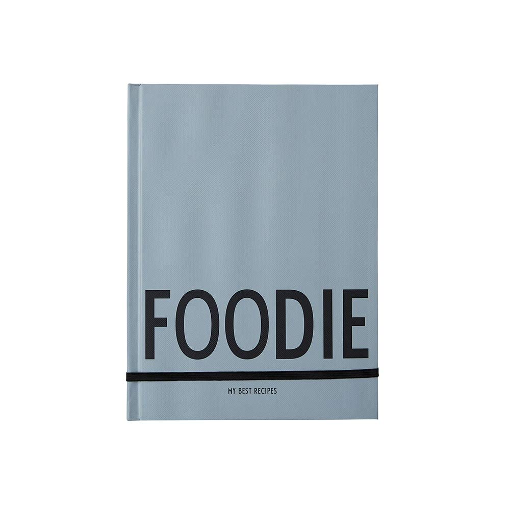 Design Letters Foodie book - A decoration in the kitchen, Space for inserting images of your styled meals, divided into six sections, Double adhesive tape pads for inserting photos are included