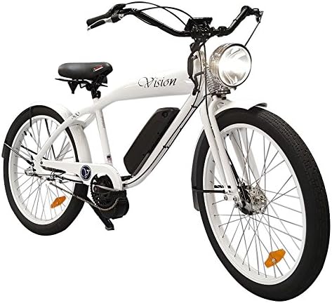 Phantom Vision Electric Bike, White Gloss