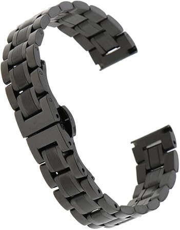 Amazon Co Jp 多種類選べ メタル製 腕時計ストラップ 時計バンド リストバンド 交換用ベルト ブラック14mm カメラ