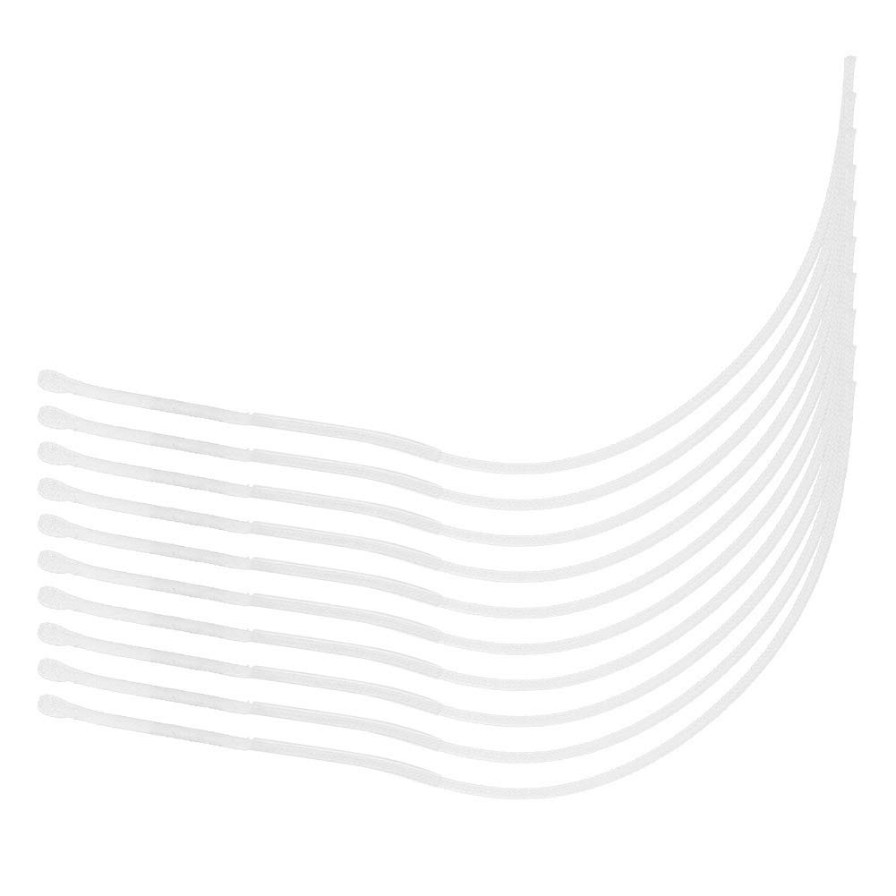 WGFOIP 10Pcs 50LB Fly Fishing Loop Line, Braided Loop Connectors Fly Leader Line for Fly Fishing Tackle Accessory