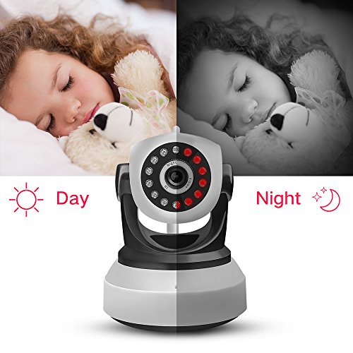 SDETER IP Camera 1080P HD Wireless Baby Monitor -Security Camera with PTZ ,Two-way Audio, Night Vision, home security camera system Motion Detection Indoor Camera
