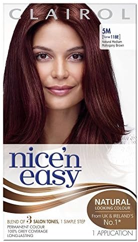 Clairol Nice N Easy Permanent Hair Dye Natural Medium Mahogany
