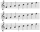 Sheet Music Band Notes - Cake Side Designer Strip